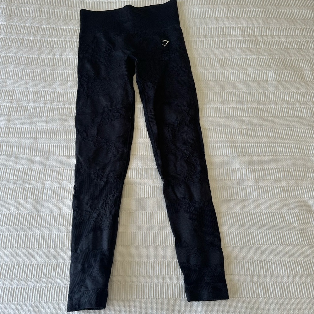 Gymshark Adapt Black Camo Legging